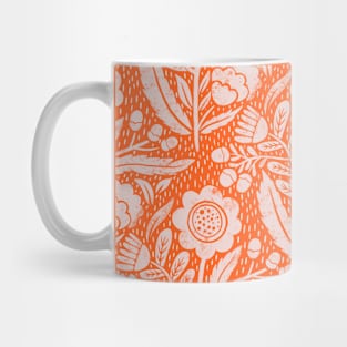 Orange Blooms Mug